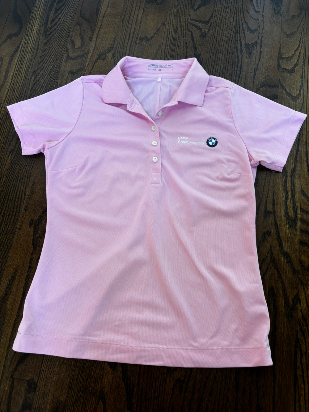 Nike Golf Dri-Fit Light Pink BMW Championship Polo